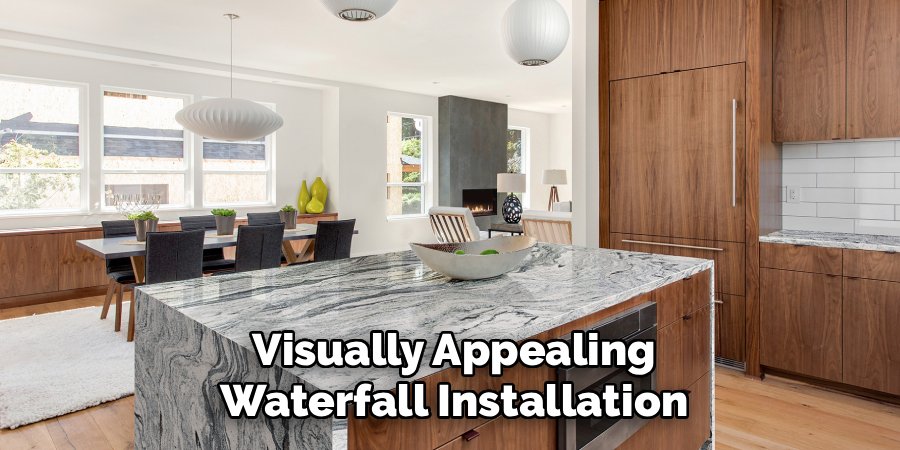 Visually Appealing Waterfall Installation